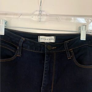 Articles of Society Women's Dark Blue High Rise Jeans